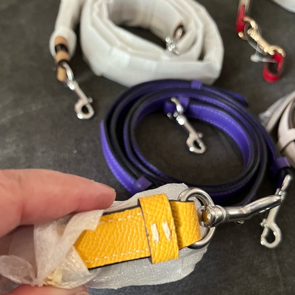 Coach Replacement Straps Brand New, Price is for One Strap Yellow & Red Orange - Picture 2 of 8